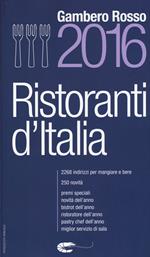 Ristoranti d'Italia del Gambero Rosso 2016