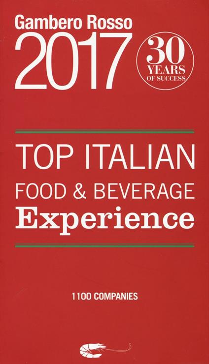Top italian food & beverage experience 2017 - copertina