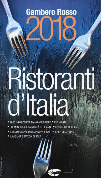 Ristoranti d'Italia del Gambero Rosso 2018 - copertina