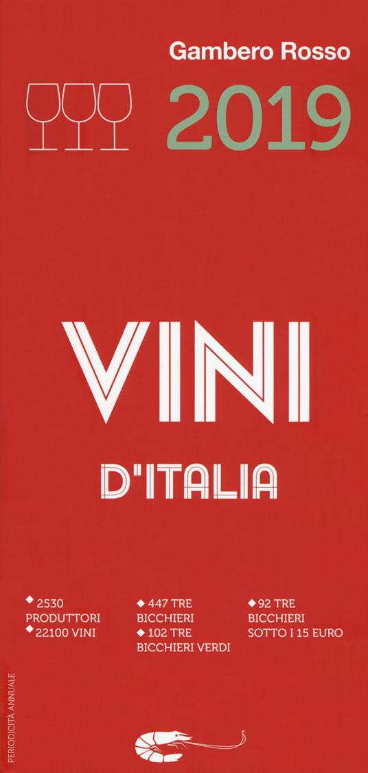 Vini d'Italia del Gambero Rosso 2019 - copertina