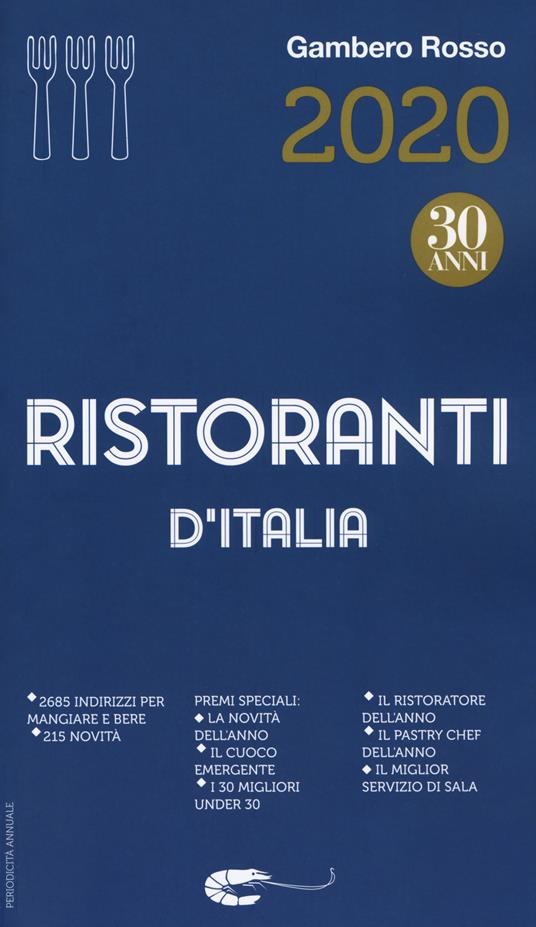 Ristoranti d'Italia del Gambero Rosso 2020 - copertina
