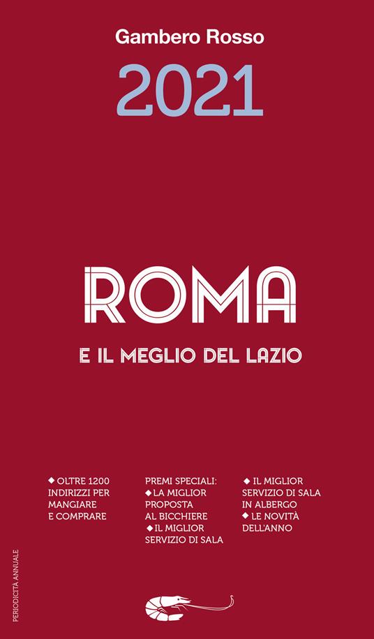 Roma e il meglio del Lazio del Gambero Rosso 2021 - copertina