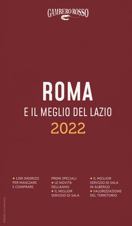 Roma e il meglio del Lazio del Gambero Rosso 2022 - copertina