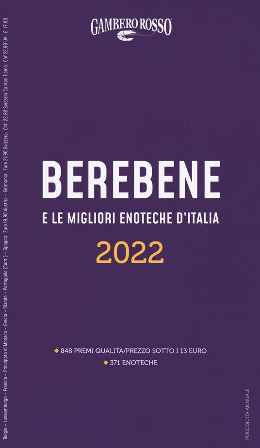 Berebene e le migliori enoteche d'Italia 2022 - copertina