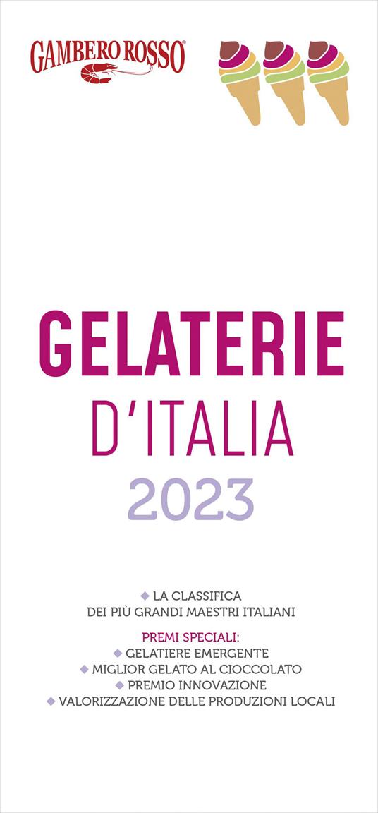 Gelaterie d'Italia del Gambero Rosso 2023 - copertina