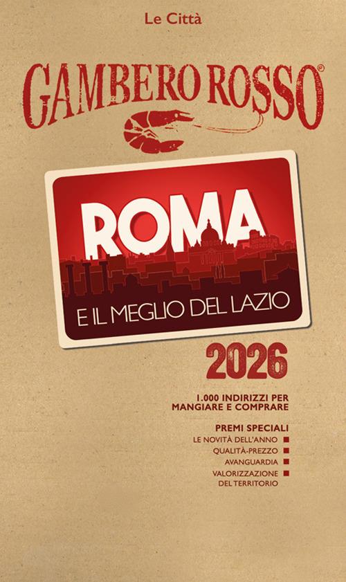 Roma e il meglio del Lazio del Gambero Rosso 2026 - copertina