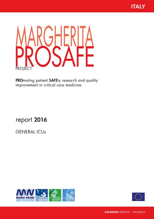 Margherita prosafe project. Report 2016. General ICUs - copertina