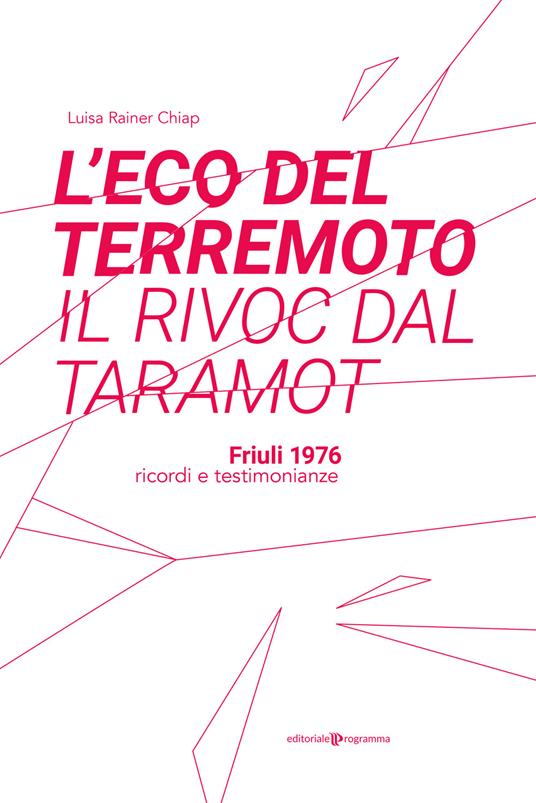 L'eco del terremoto-Il rivoc dal taramot. Friuli 1976 ricordi e testimonianze - Luisa Rainer Chiap - copertina