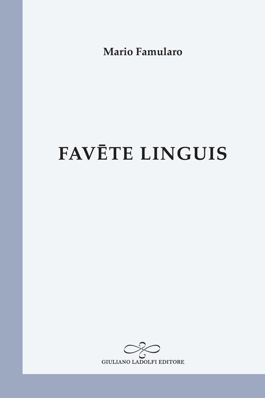 Favete linguis - Mario Famularo - copertina