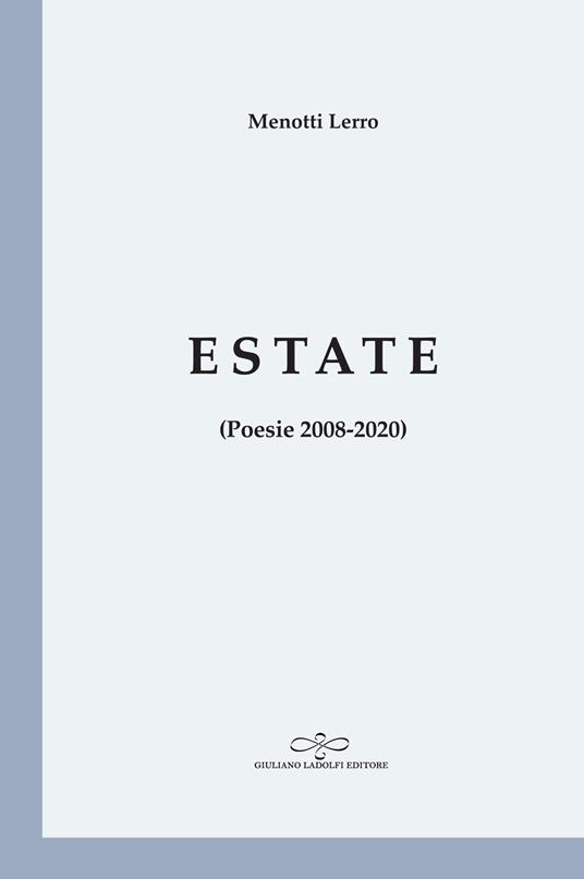 Estate (Poesie 2008-2020) - Menotti Lerro - copertina