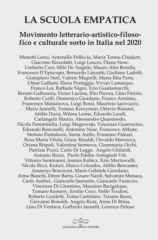 La scuola empatica. Movimento letterario-artistico-filosofico e culturale sorto in Italia nel 2020 - copertina