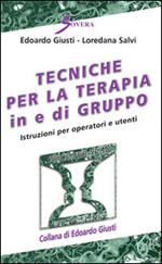 Tecniche per la terapia in e di gruppo