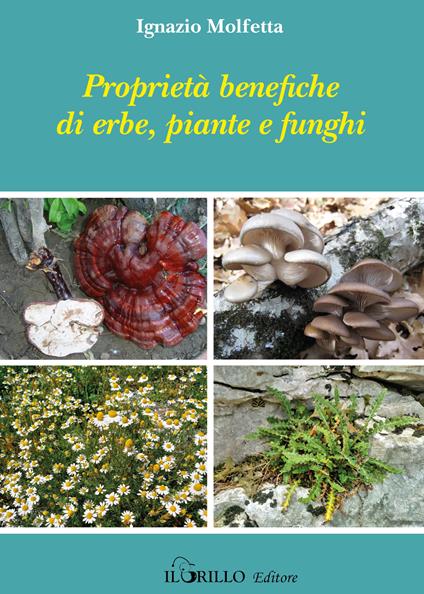 Proprietà benefiche di erbe, piante e funghi - Iganzio Molfetta - copertina