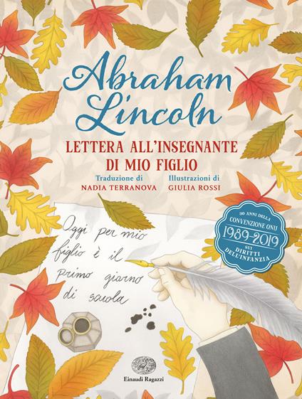 Lettera all'insegnante di mio figlio - Abraham Lincoln - copertina