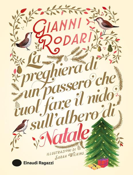 La preghiera di un passero che vuol fare il nido sull'albero di Natale. Ediz. a colori - Gianni Rodari - copertina