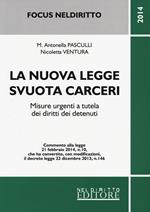 La nuova legge svuota carceri. Misure urgenti a tutela dei diritti dei detenuti