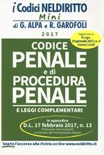 Codice penale e di procedura penale 2017