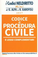 Codice di procedura civile e leggi complementari 2017. Con Contenuto digitale per download e accesso on line