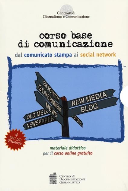 Corso base di comunicazione dal comunicato stampa ai social network - copertina