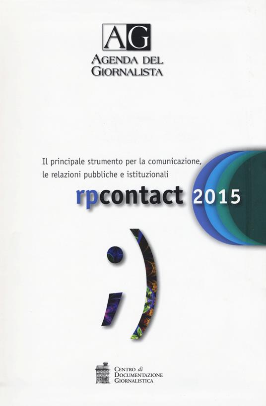 Agenda del giornalista 2015. Rp contact - copertina