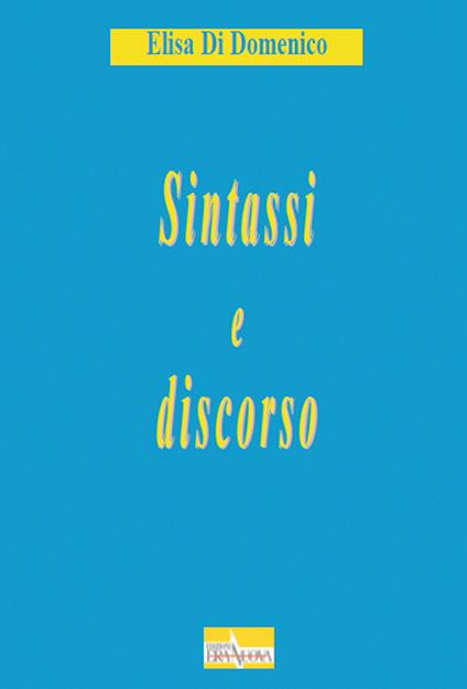 Sintassi e discorso - Elisa Di Domenico - copertina