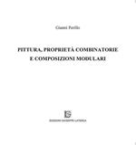 Pittura, proprietà combinatorie e composizioni modulari