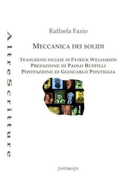 Meccanica dei solidi - Raffaela Fazio - copertina