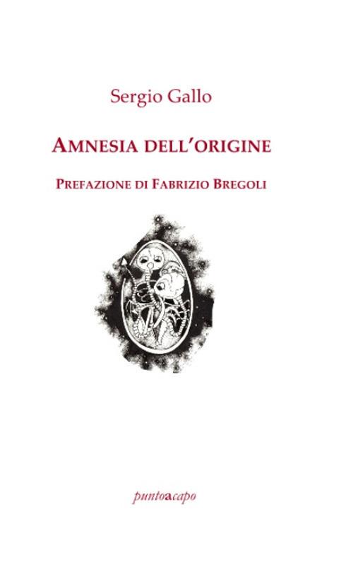 Amnesia dell'origine - Sergio Gallo - copertina