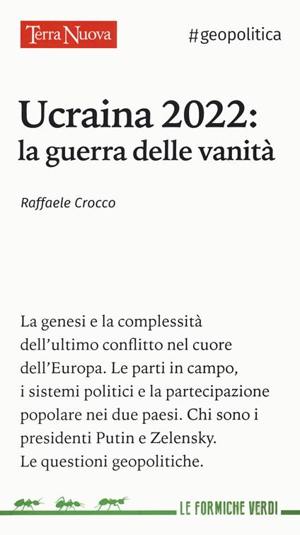 Ucraina 2022: la guerra delle vanità - Raffaele Crocco - copertina