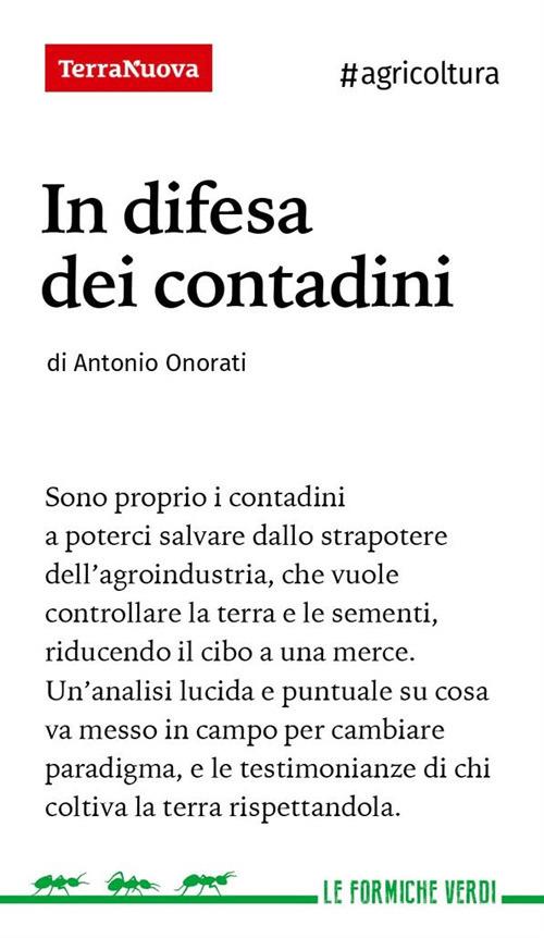 In difesa dei contadini - Antonio Onorati - copertina