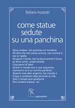 Come statue sedute su una panchina