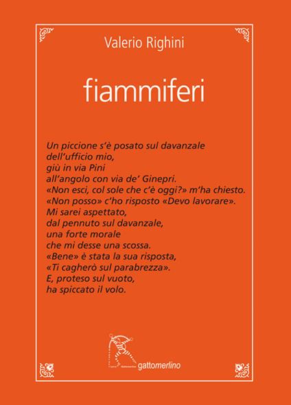 Fiammiferi - Valerio Righini - copertina