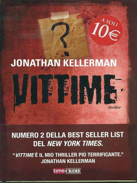Vittime - Jonathan Kellerman - copertina