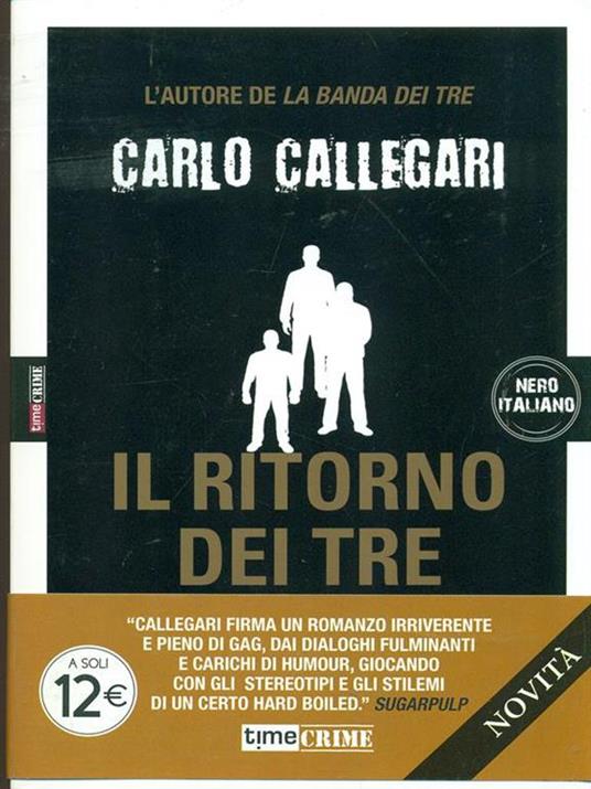 Il ritorno dei tre - Carlo Callegari - copertina