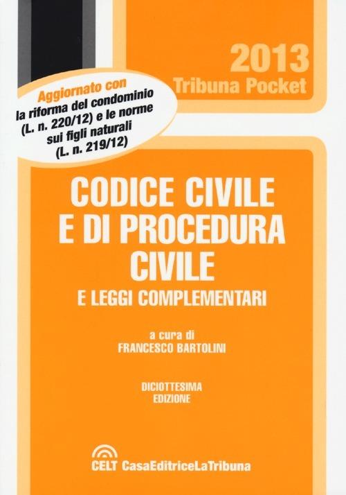 Codice civile e di procedura civile e leggi complementari - copertina