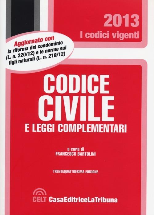 Codice civile e leggi complementari - copertina