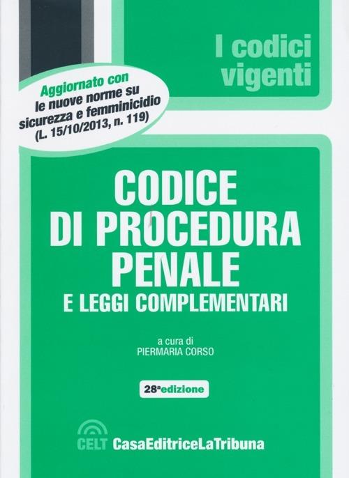 Codice di procedura penale e leggi complementari - copertina