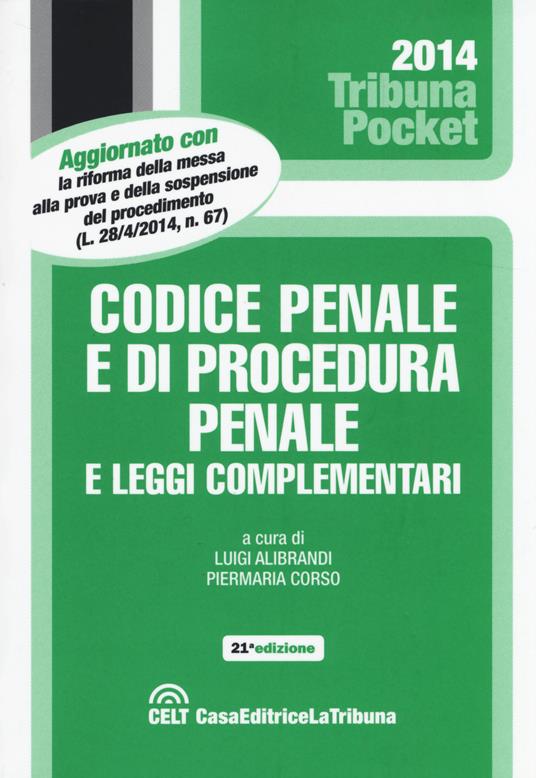 Codice penale e di procedura penale e leggi complementari - copertina