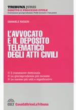 L' avvocato e il deposito telematico degli atti civili