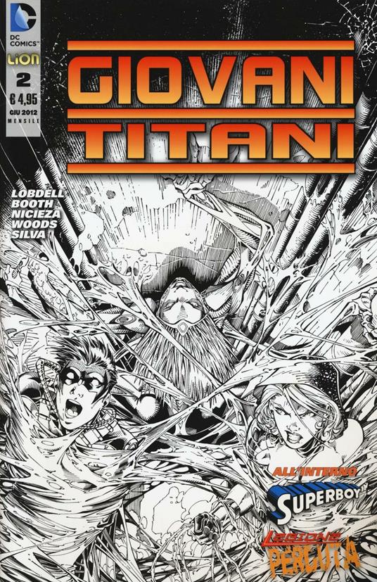 Giovani titani. Vol. 2 - Scott Lobdell,Brett Booth,Fabian Nicieza - copertina