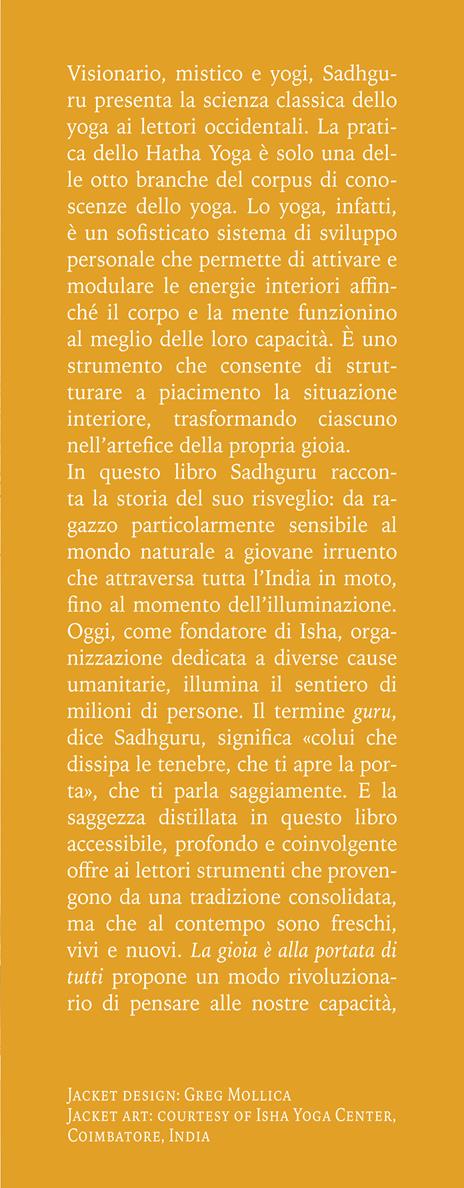 La gioia è alla portata di tutti. La via dello yoga - Sadhguru - 3