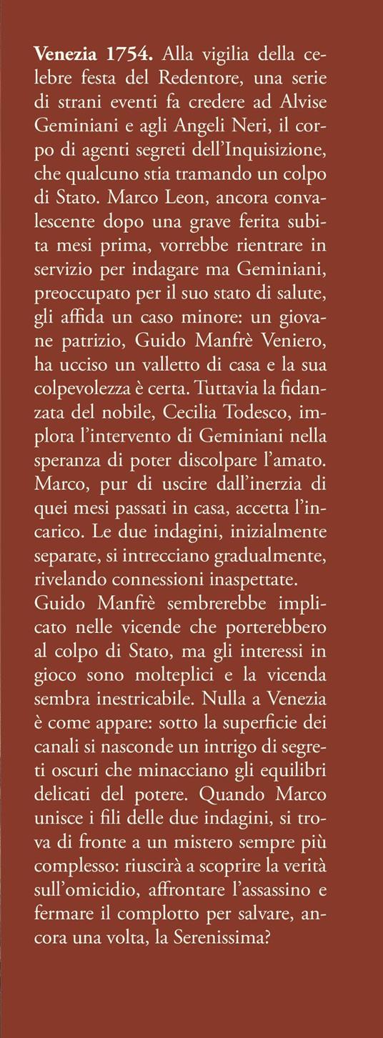 Il canto del corvo. Venezia 1754. Un'indagine di Marco Leon, agente dell'Inquisizione di Stato - Paolo Lanzotti - 4