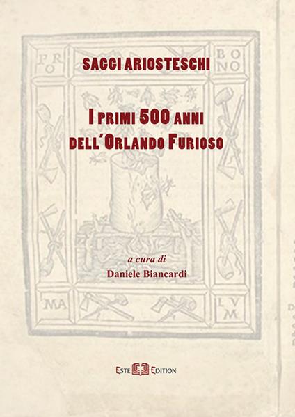 Saggi ariosteschi. I primi 500 dell'Orlando Furioso - copertina