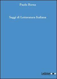 Saggi di letteratura italiana - Paolo Borsa - copertina