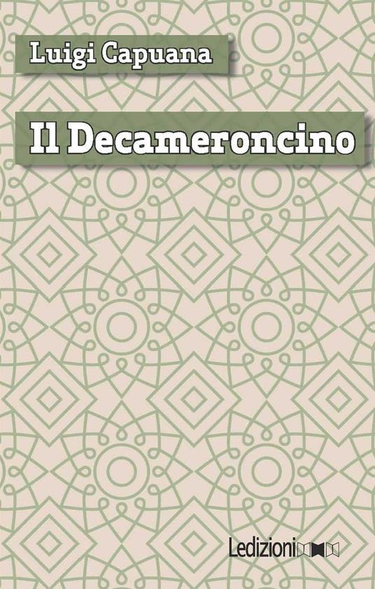 Il Decameroncino - Luigi Capuana - copertina
