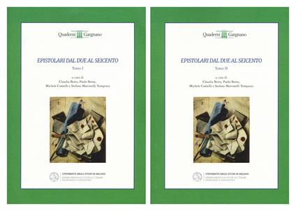 Epistolari dal Due al Seicento - copertina