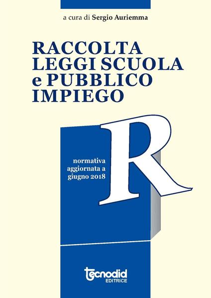 Raccolta leggi scuola e pubblico impiego - copertina