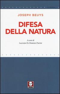 Difesa della natura - Joseph Beuys - copertina