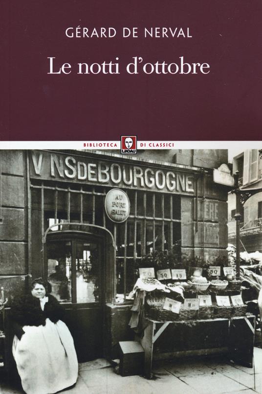 Le notti d'ottobre - Gérard de Nerval - copertina