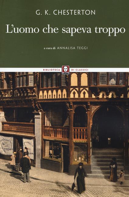 L'uomo che sapeva troppo - Gilbert Keith Chesterton - copertina